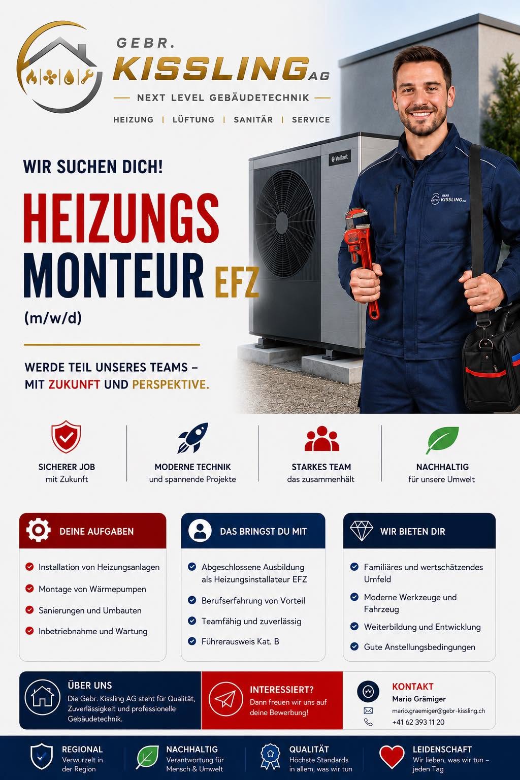 2026_Kiss_Flyer_Job_Heizungsmonteur